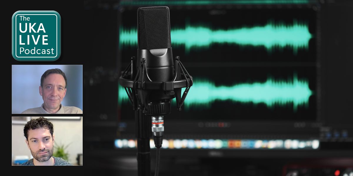 Screen shot of podcast