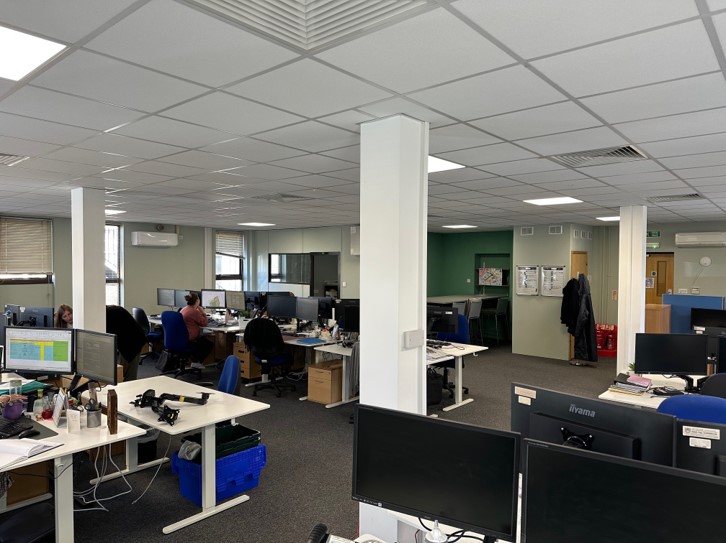 The council's new office layout following changes to encourage knowledge sharing